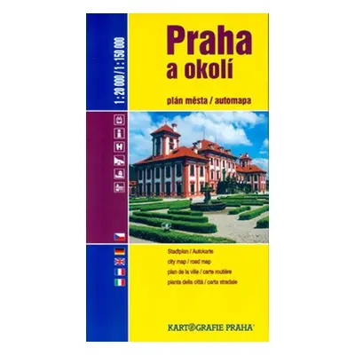 Praha a okolí plán města/automapa 1:20 000/1:150 000