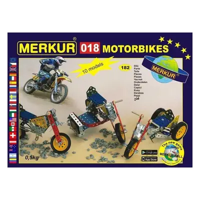 Merkur 018 Motocykly 182 dílů, 10 modelů