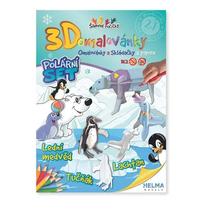 3D omalovánky Polární set