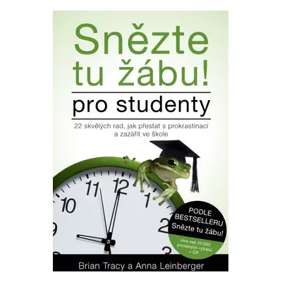 Snězte tu žábu! – pro studenty. 22 skvělých rad, jak přestat s prokrastinací a zazářit ve škole 