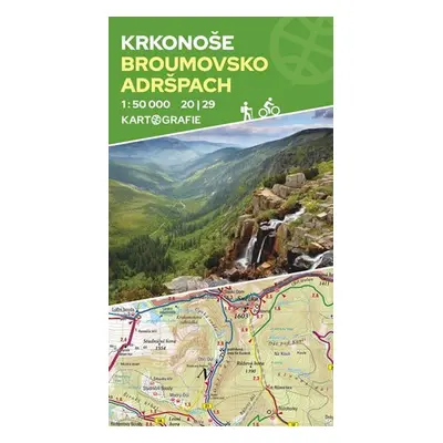 Krkonoše, Broumovsko, Adršpach (20/29) - oboustranná turistická mapa 1:50 000