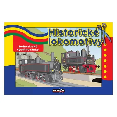 Historické lokomotivy - Jednoduché vystřihovánky