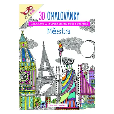 3D omalovánky: Města - Hannah Davies