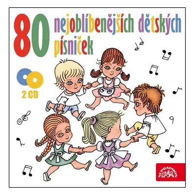 80 nejoblíbenějších dětských písniček - 2 CD - Various