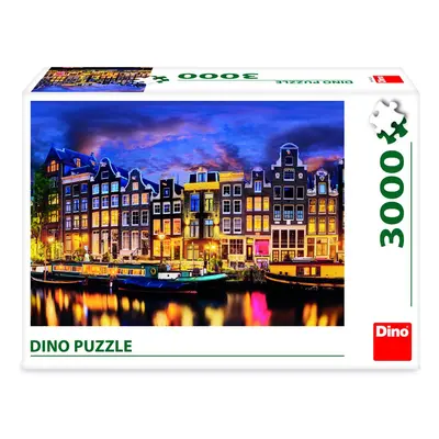 Puzzle Amsterdam 3000 dílků - Dino