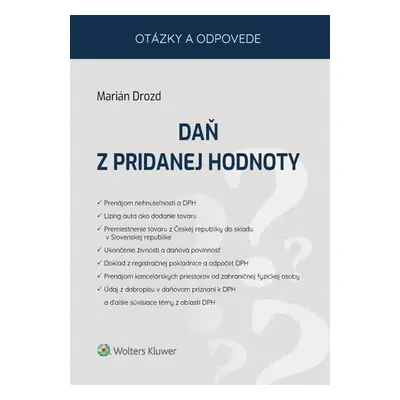 Daň z pridanej hodnoty - Marián Drozd