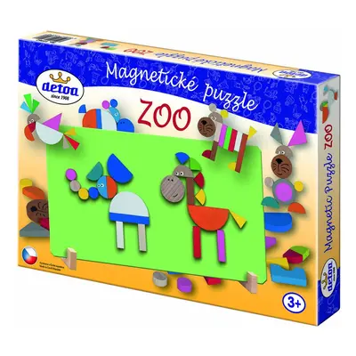 Magnetické puzzle ZOO v krabici - Detoa