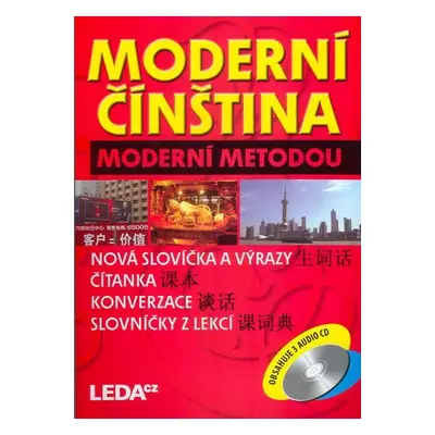 Moderní čínština moderní metodou - 3 knihy+3CD - Milada Hábová