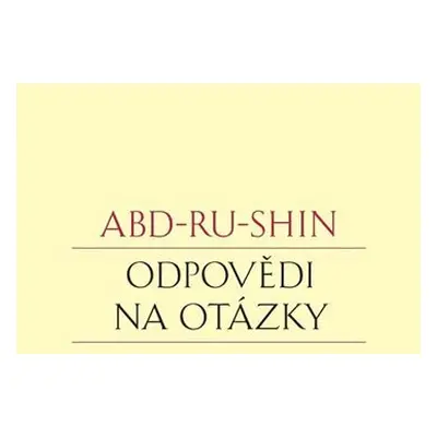 Odpovědi na otázky - Abd-ru-shin