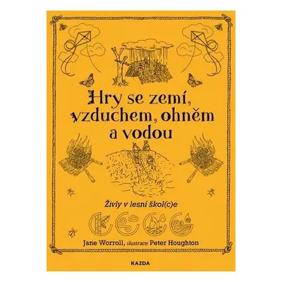 Hry se zemí, vzduchem, ohněm a vodou - Živly v lesní škol(c)e - Jane Woroll