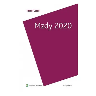 Meritum Mzdy 2020 - kolektiv autorů