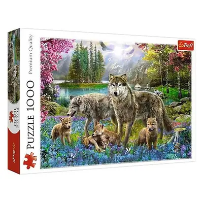 Trefl Puzzle Vlčí rodina / 1000 dílků