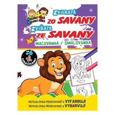 Zvieratá zo Savany Zvířata ze Savany, maľovanka / omalovánka