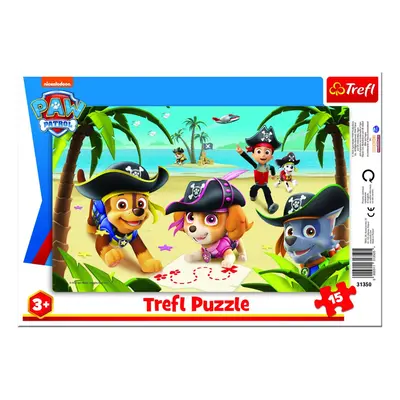 Trefl Puzzle Tlapková patrola - Pirátská výprava / 15 dílků - Trefl