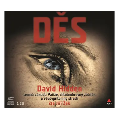 Děs - CDmp3 (Čte Jiří Žák) - David Hidden