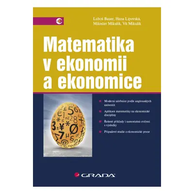 Matematika v ekonomii a ekonomice - Luboš Bauer