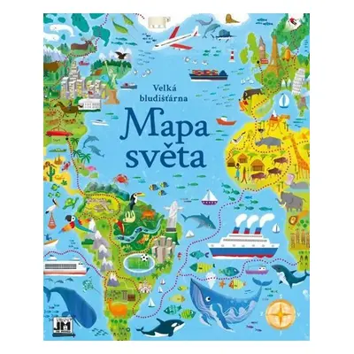 Mapa světa - Velká bludišťárna - kolektiv autorů