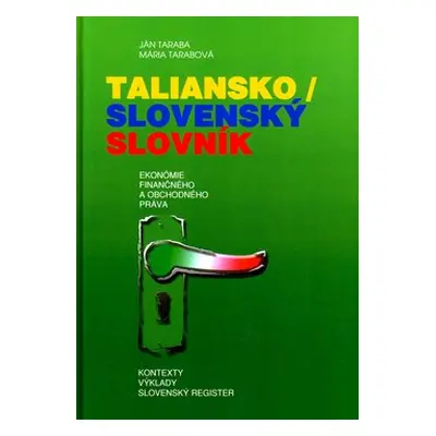 Taliansko / Slovenský slovník - Ján Taraba