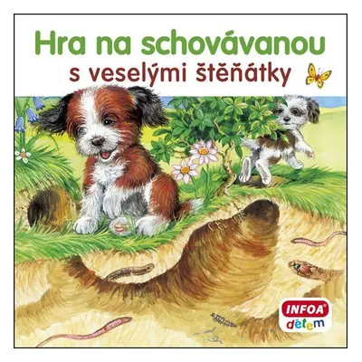 Hra na schovávanou s veselými štěňátky