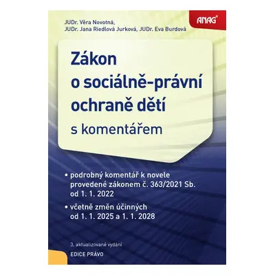 Zákon o sociálně-právní ochraně dětí s komentářem 2022 - Věra Novotná