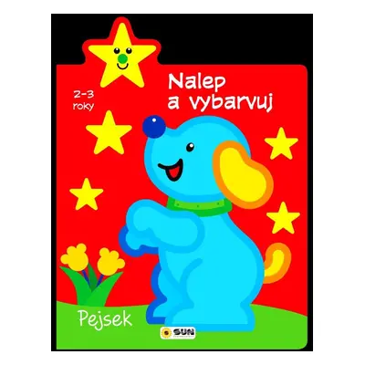 Pejsek 2-3 roky: Nalep a vybarvuj