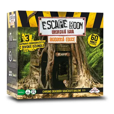 ESCAPE ROOM: úniková hra - Rodinná edice - 3 scénáře