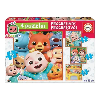 Puzzle CoComelon 4v1 (6,9,12,16 dílků)