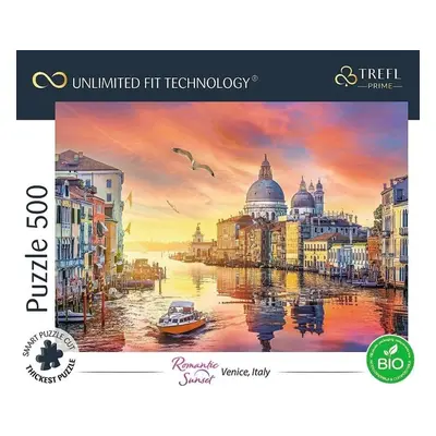 Trefl Puzzle UFT Romantic Sunset: Benátky, Itálie 500 dílků