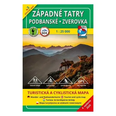 Západné Tatry - Podbanské - Zverovka 1:25 000