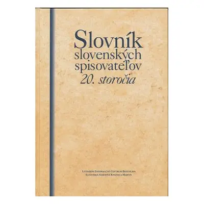 Slovník slovenských spisovateľov 20. storočia