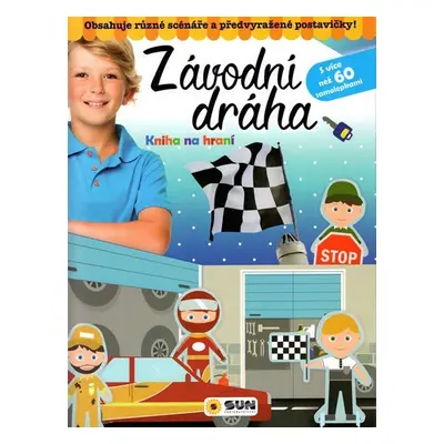 Závodní dráha - Kniha na hraní - kolektiv