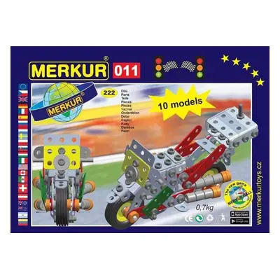 Merkur 011 Motocykl 222 dílů, 10 modelů