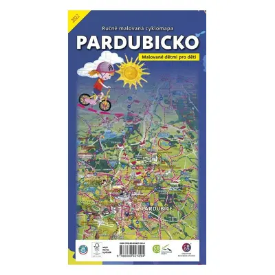 Pardubicko dětem - Ručně malovaná cyklomapa