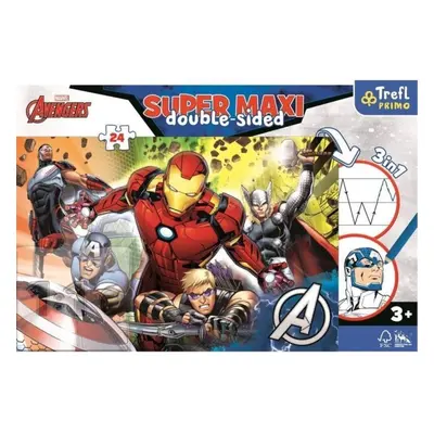 Trefl Puzzle Avengers super maxi 24 dílků - oboustranné