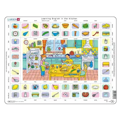 Puzzle Learning English in the Kitchen - Larsen