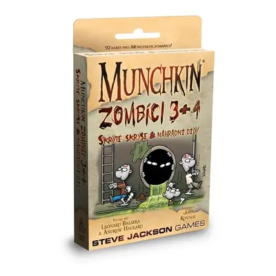 Munchkin Zombíci 3+4 - Karetní hra - rozšíření