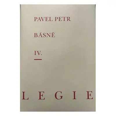 Básně / Elegie IV. - Pavel Petr