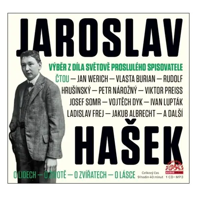 Jaroslav Hašek - Výběr z díla světově proslulého spisovatel - CDmp3 - Jaroslav Hašek