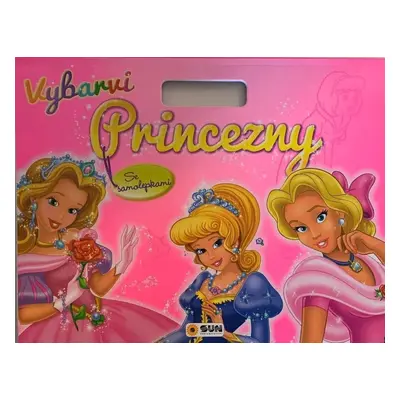 Vybarvi Princezny se samolepkami