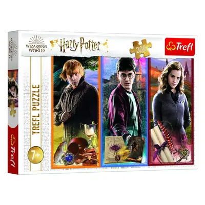 Trefl Puzzle Harry Potter - Ve světě magie a kouzel / 200 dílků - Trefl