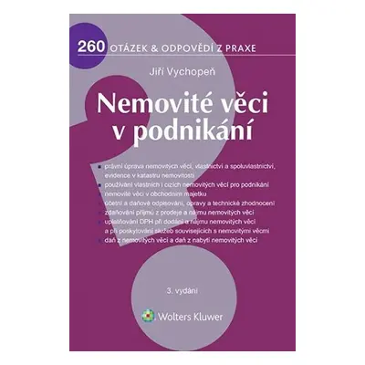 Nemovité věci v podnikání, 1. vydání - Jiří Vychopeň