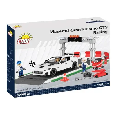 Stavebnice COBI - MASERATI GRAN TURISMO GT3 Racing set. 300 kostek, 2 figurky