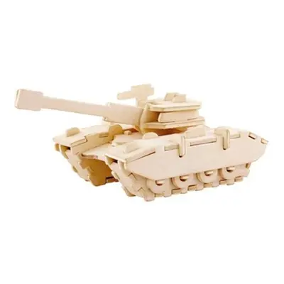 Dřevěné 3D puzzle - Tank