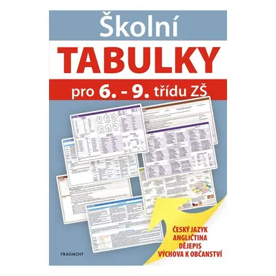 Školní TABULKY pro 6.-9. třídu ZŠ (humanitní předměty) - kolektiv autorů