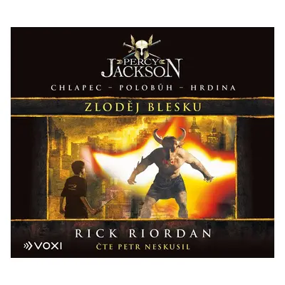 Percy Jackson 1 - Zloděj blesku - CDmp3 (Čte Petr Neskusil) - Rick Riordan