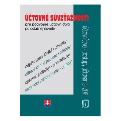 Účtovné súvzťažnosti 2022 pre PÚ - Ivana Hudecová; J. Bielená