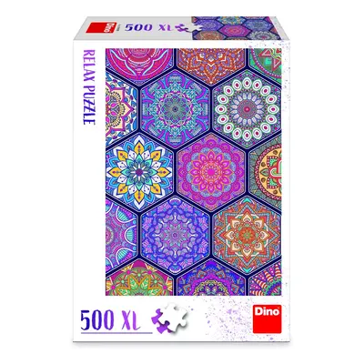 Puzzle Mandaly - 500 XL dílků - Deltim