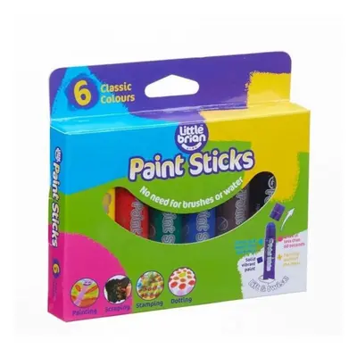 Little Brian Paint Sticks - Základní barvy 6 ks - EPEE