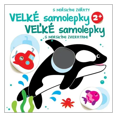 Velké samolepky s mořskými zvířaty Delfín / Veľké samolepky s morskými zvieratami Delfín, 2. vy