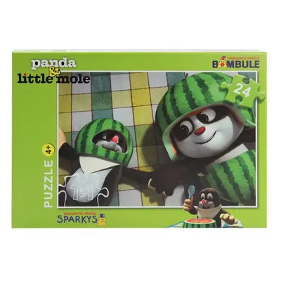 Krtek a Panda:Meloun 24 Puzzle